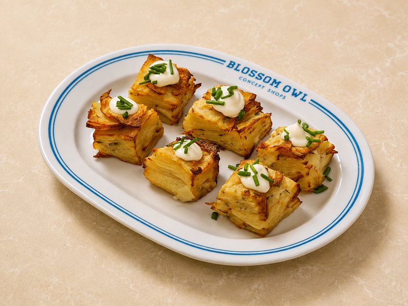 Potato Pave Bites