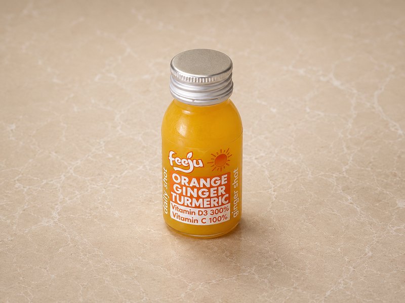 Feeju Endurance Shot Orange, Ginger and Tumeric