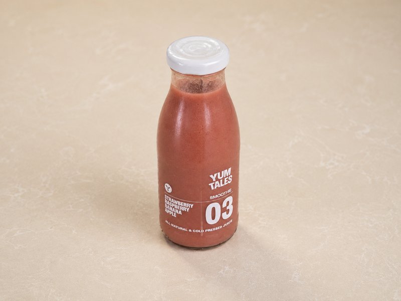 YumTales Smoothie Φράουλα, Ράσμπερι, Μπανάνα, Μήλο