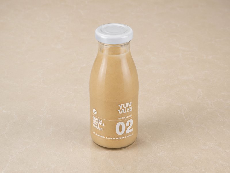 YumTales Smoothie Μπανάνα, Ανανάς, Μήλο, Καρύδα