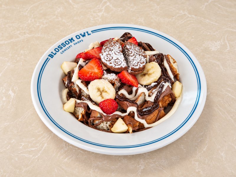 Three Pralines Waffle Bites