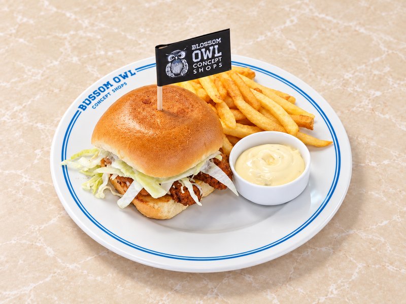 Parmesan Crispy Chicken Burger