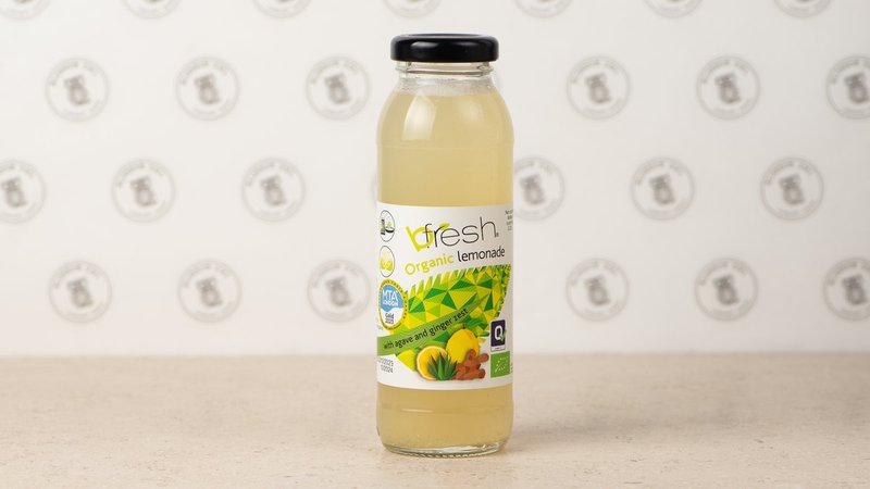 Bfresh Οργανική Λεμονάδα με Αγαύη και Τζιντζερ «SUGAR FREE»