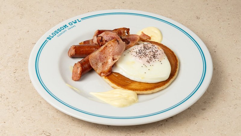 Egg and Sausage Pancake