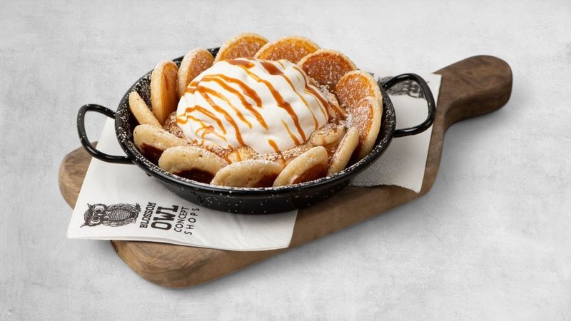 Banoffee Pancake Bites
